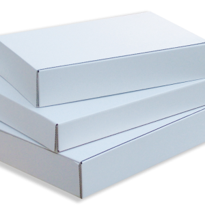 Caisse carton américaine 350x250x150 blanc Caisses carton